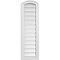Ekena Millwork Arch Top Surface Mount PVC Gable Vent: Non-Functional, w/2"W x 1-1/2"P Brickmould Frame, 12"W x 38"H GVPAR12X3802SN - alternate 1